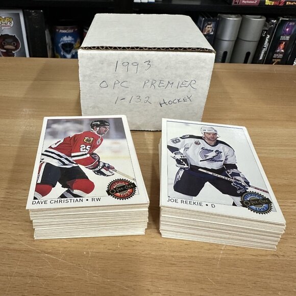 1992-93 O-Pee-Chee Premier hockey complete base set (1-132) - Picture 1 of 1